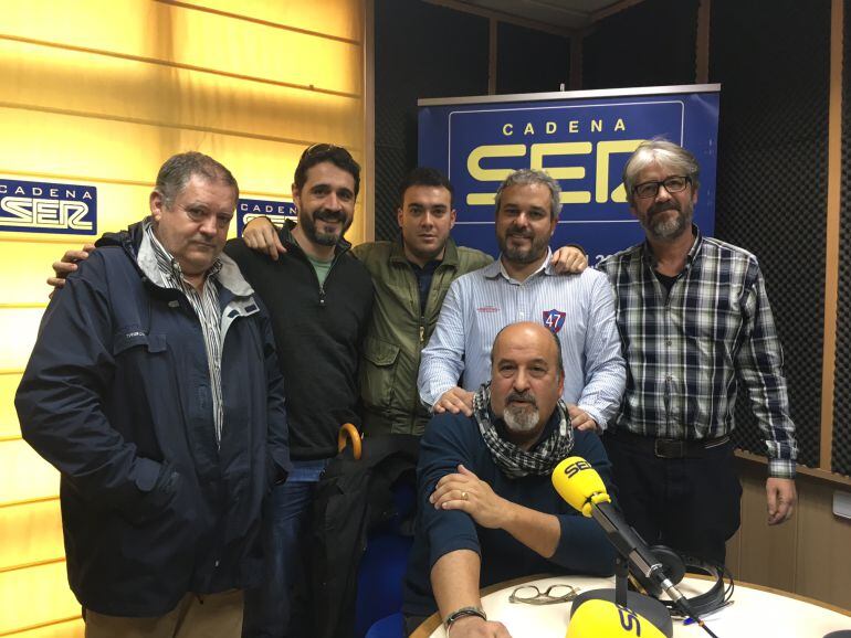 Trabajadores de la empresa SAM, Servicios Auxiliares Marítimos, esta mañana en Hoy por Hoy Campo de Gibraltar.