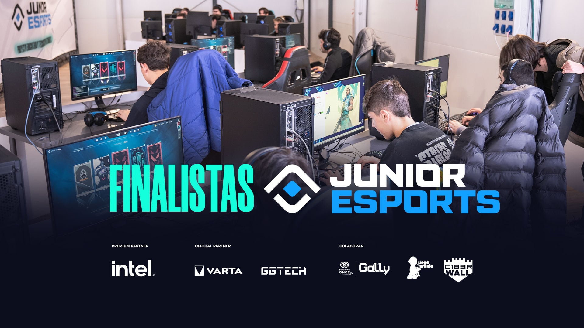 Cartell anunciador de la final de Junior Esports