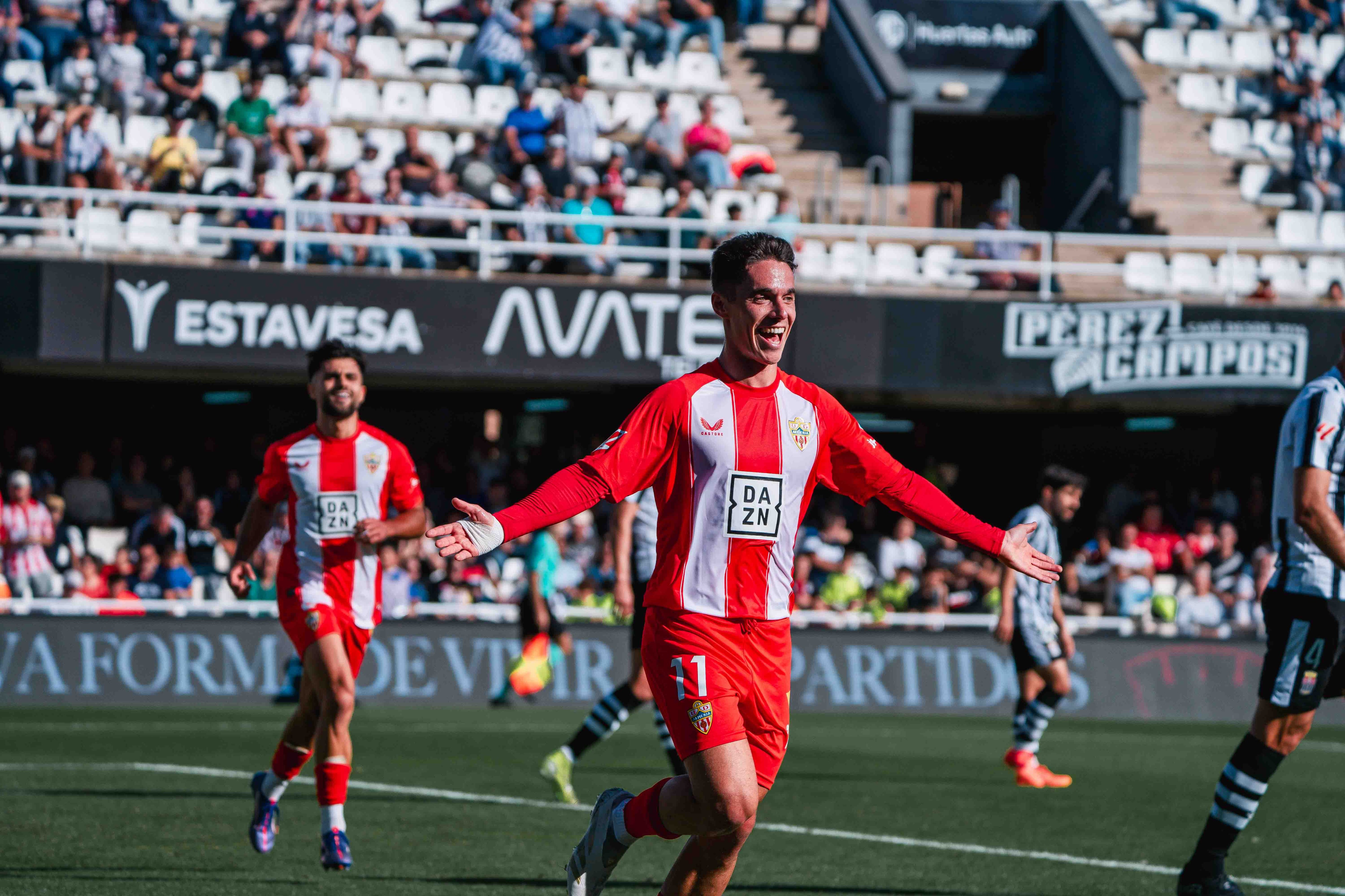 Sergio Arribas fue el mejor de la primera mitad más allá del gol que abría el marcador frente al Cartagena.