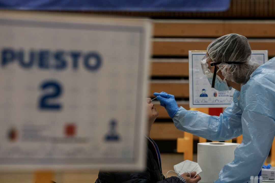 Realización de test de antígenos 