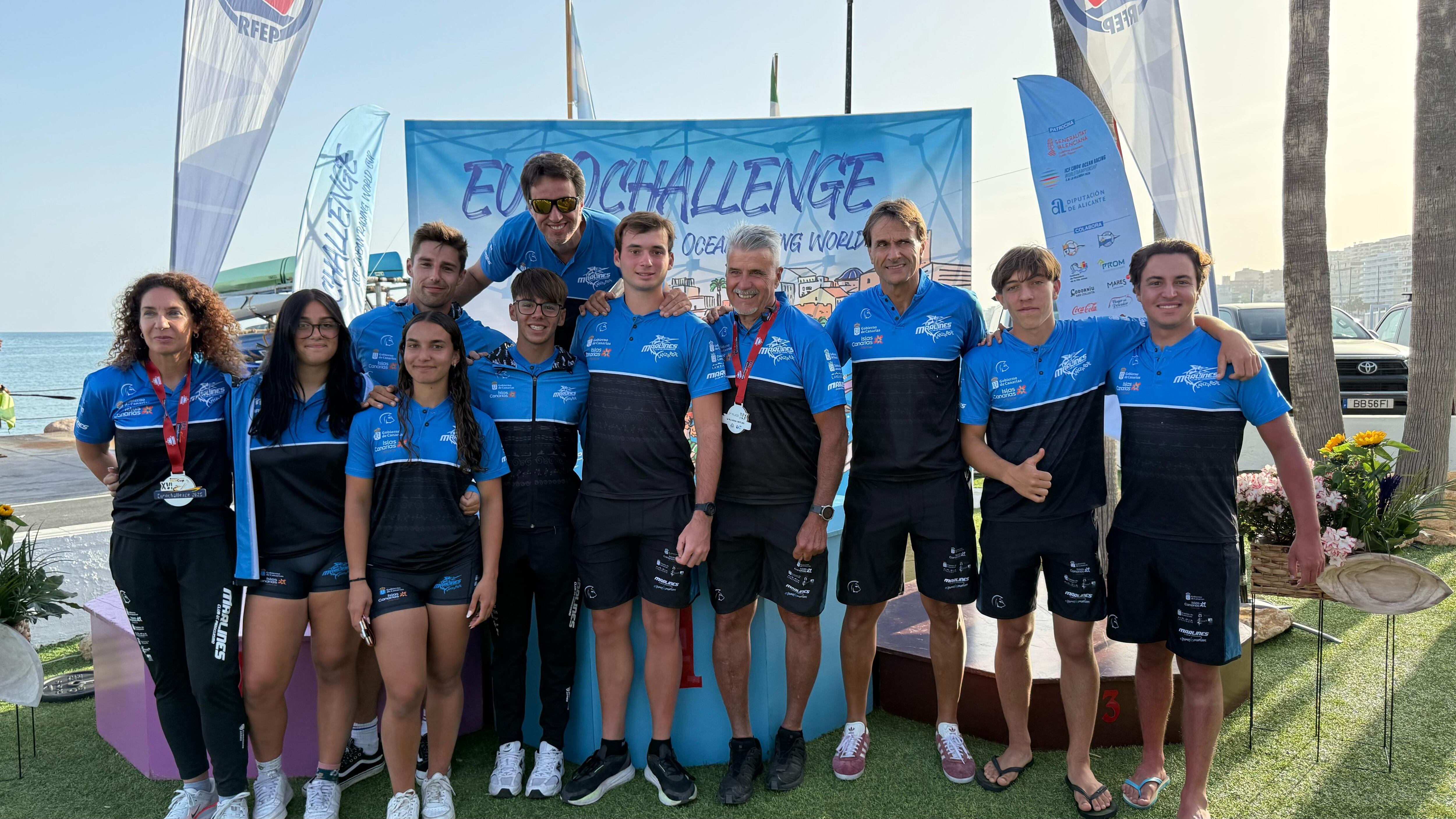 Expedición de Los Marlines en la Eurochallenge 2025, Copa del Mundo de Kayak de Mar disputada en La Vilajoiosa.