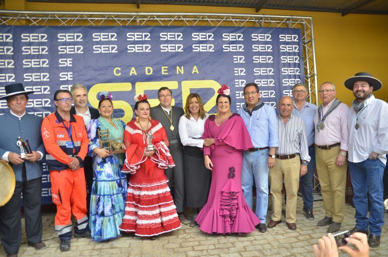 Susana Díaz, en la tercera edición de los &#039;Premios Tamborilero&#039; de Radio Huelva. 