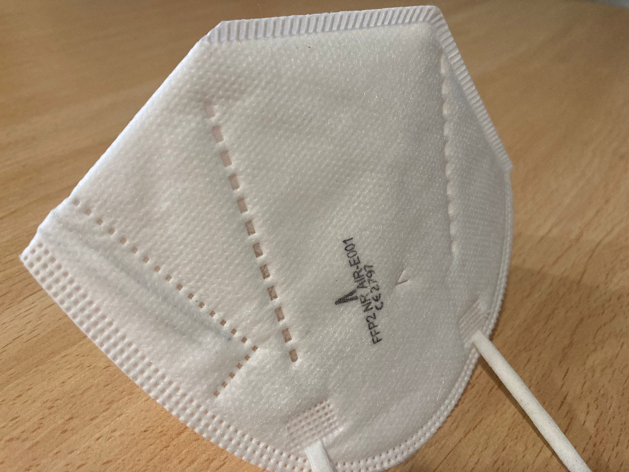 Imagen de archivo de una mascarilla