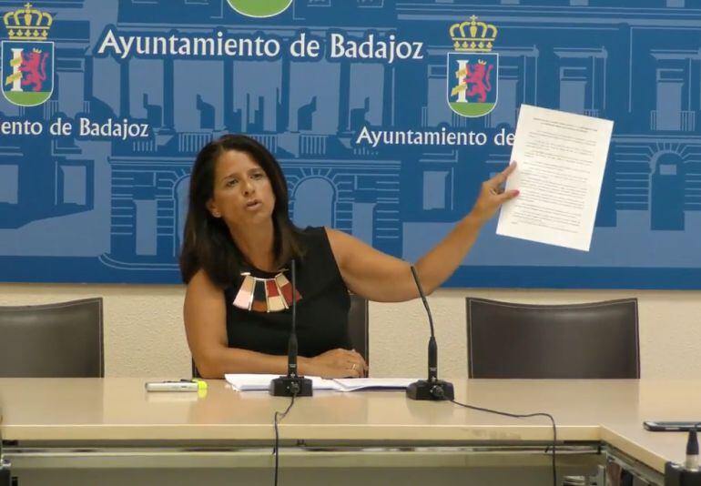 Paloma Morcillo, en rueda de prensa