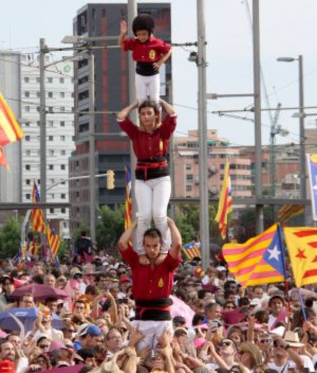 Pilar dels Torraires de Montblanc, la colla amfitriona.