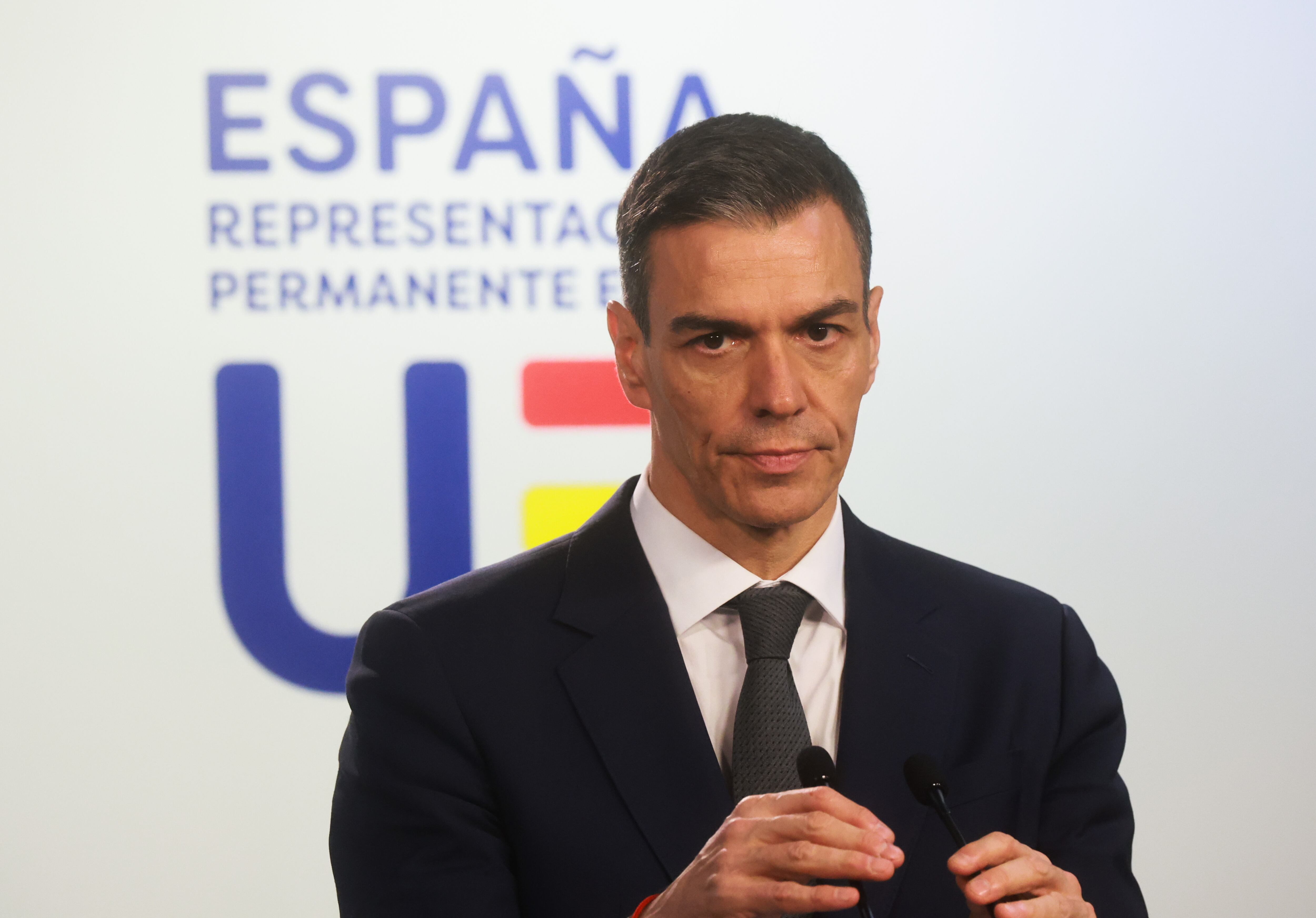 Pedro Sánchez en Bruselas.