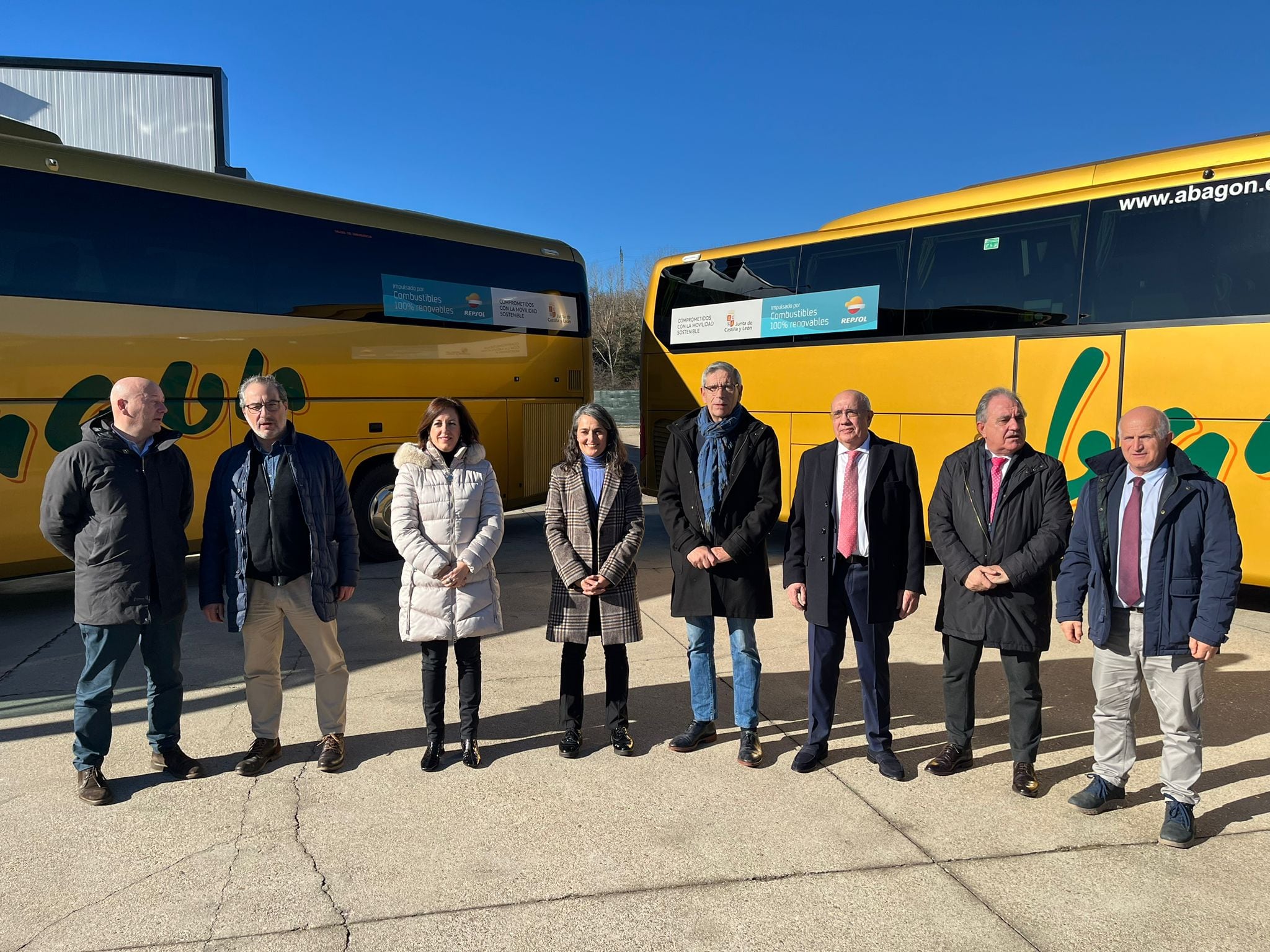 Junta y Repsol promueven la utilización de combustibles renovables en siete rutas del servicio de transporte público de viajeros por carretera de la provincia de Palencia