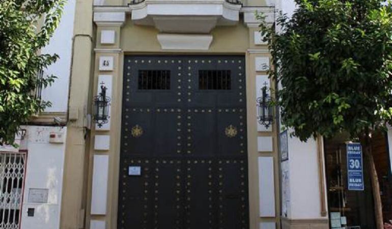 Capilla de la Hermandad de La Estrella en la calle San Jacinto