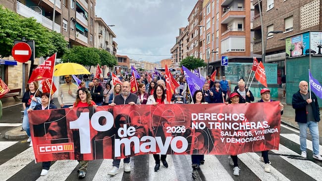 Manifestación en Elda y Petrer por el Primero de Mayo