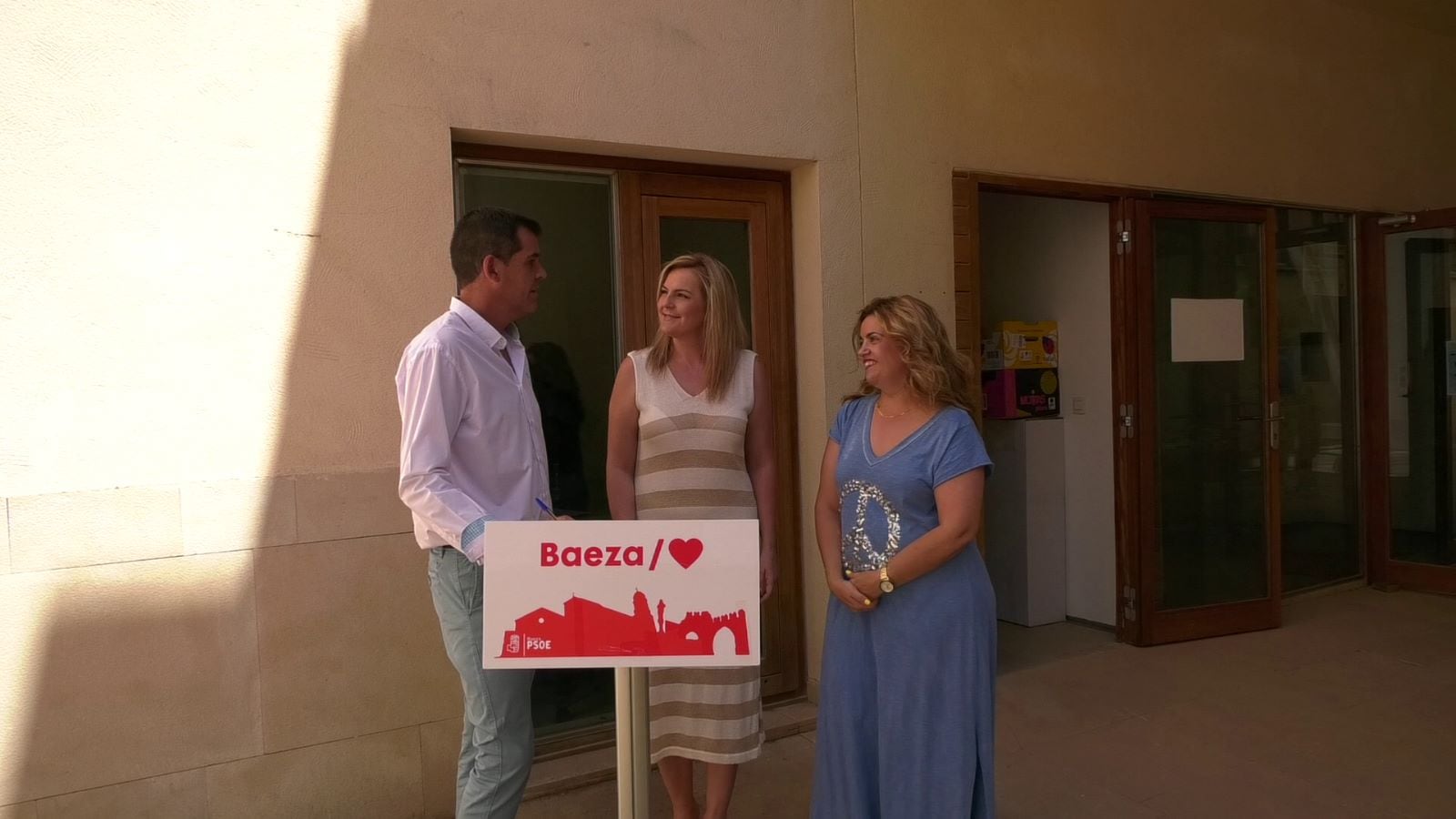 Rueda de prensa del PSOE de Baeza