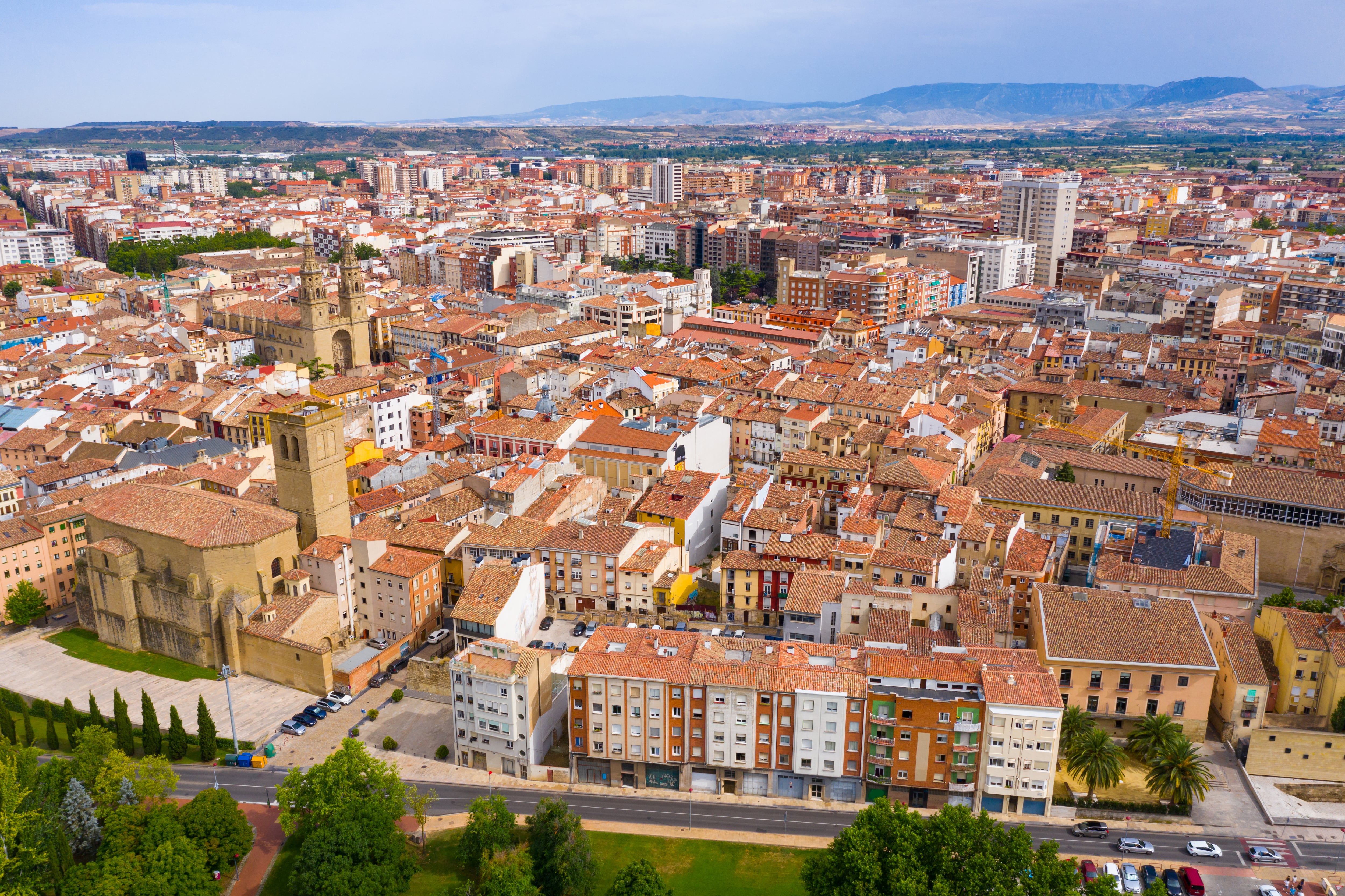 Vista aérea de Logroño