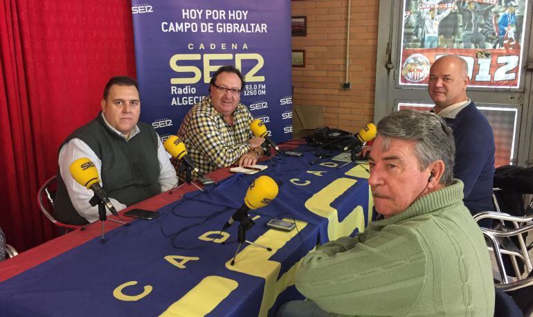 Un momento de nuestro espacio emitido desde la sede del Algeciras CF