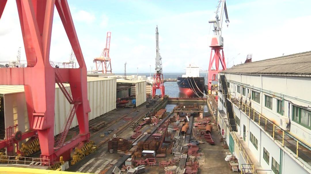 Instalaciones de Factorías Vulcano en Vigo. 