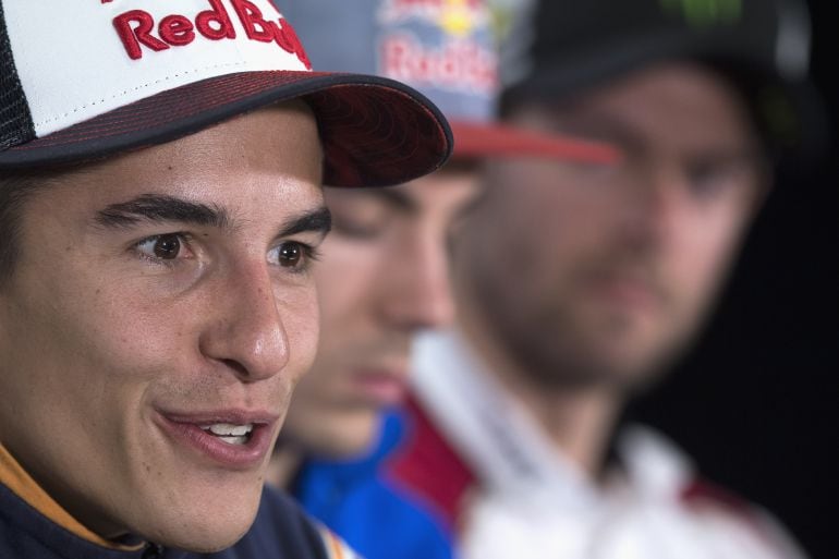 Primer plano de Marc Márquez