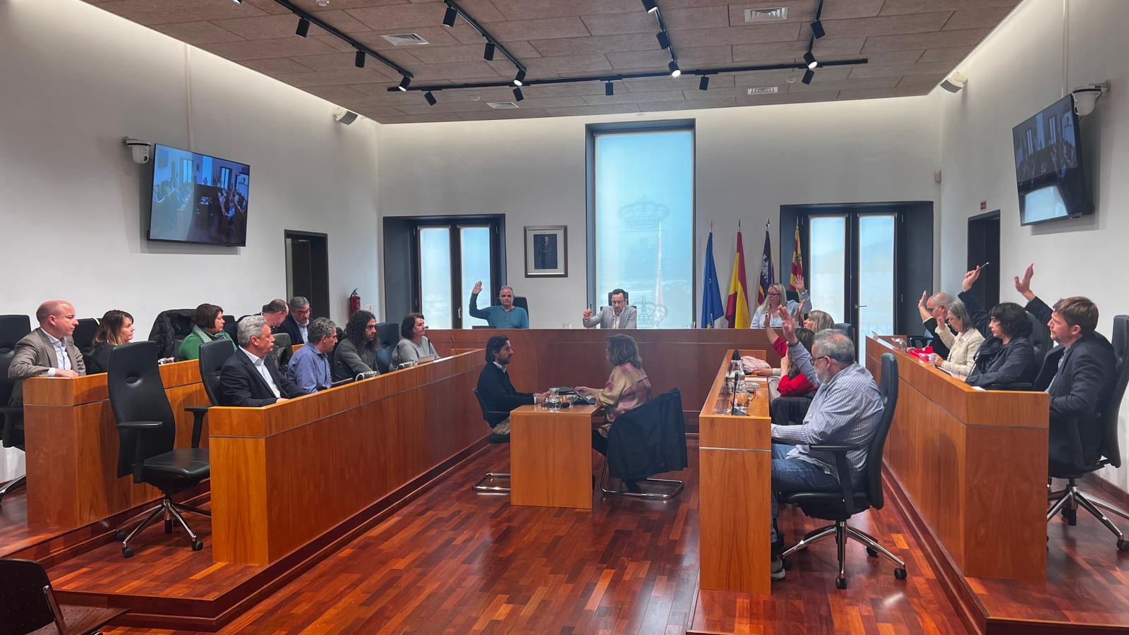 Imagen del pleno de Vila