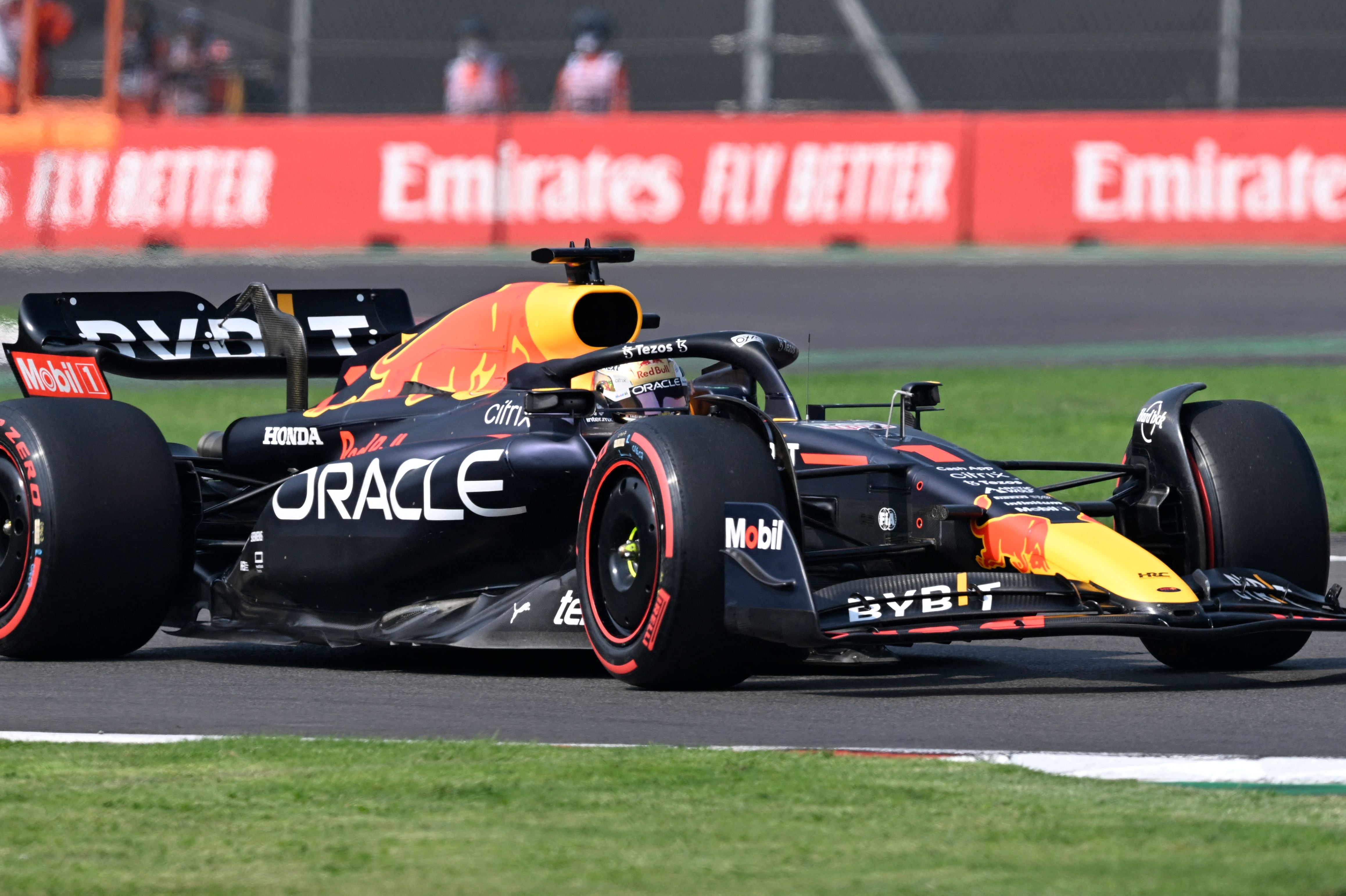 Max Verstappen en el GP de México