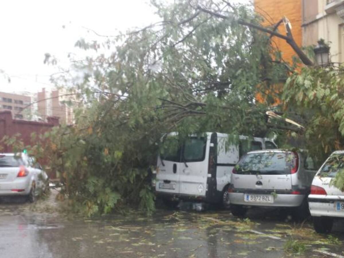 Así ha sido la tormenta en Valencia