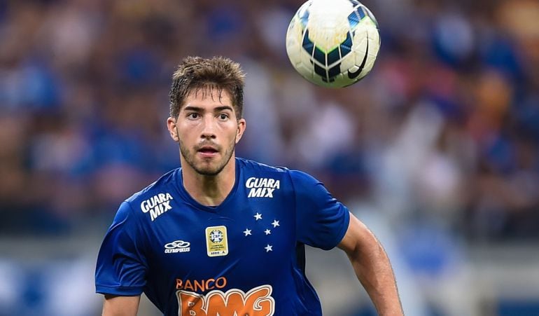 Lucas Silva, durante un partido con el Cruzeiro