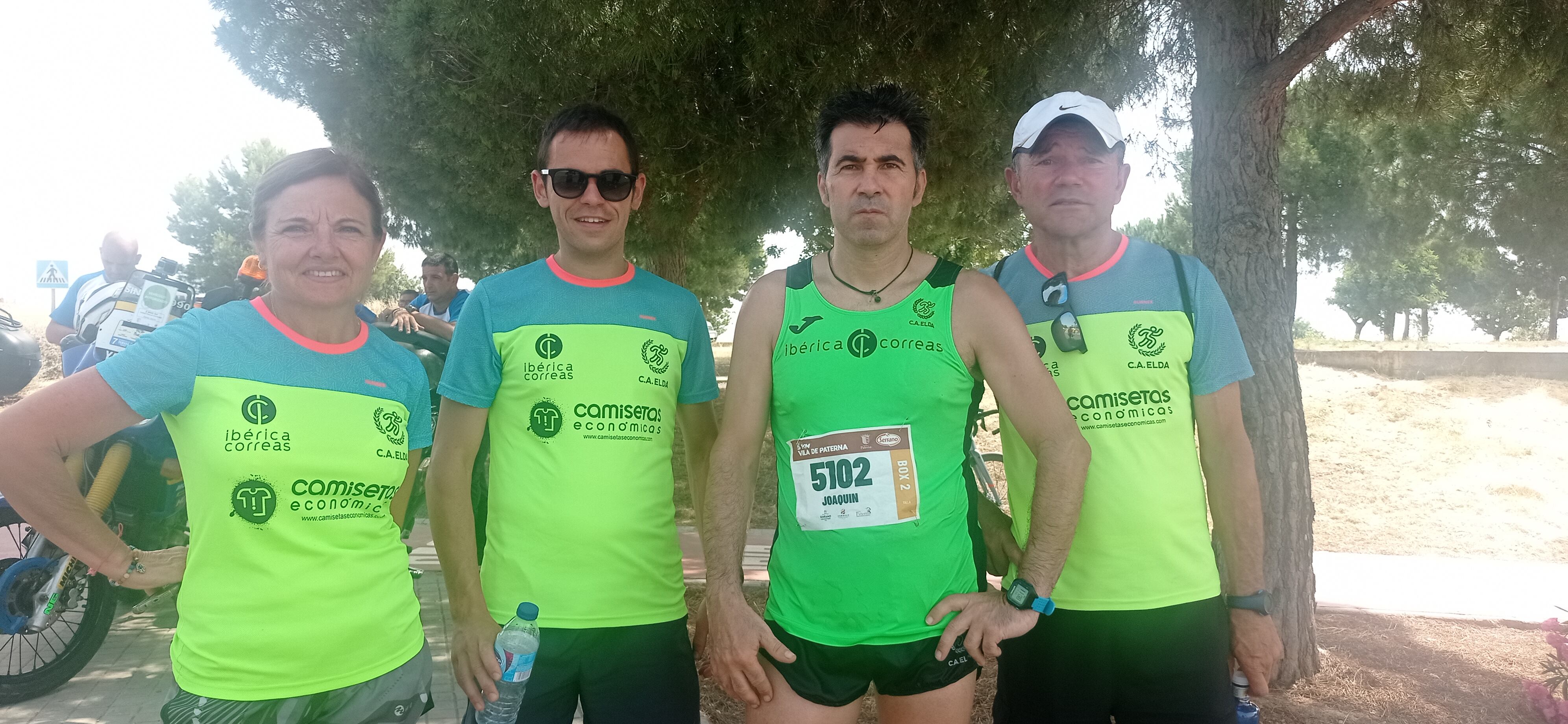 Los atletas sufrieron el calor en el Nacional de Paterna (Valencia)