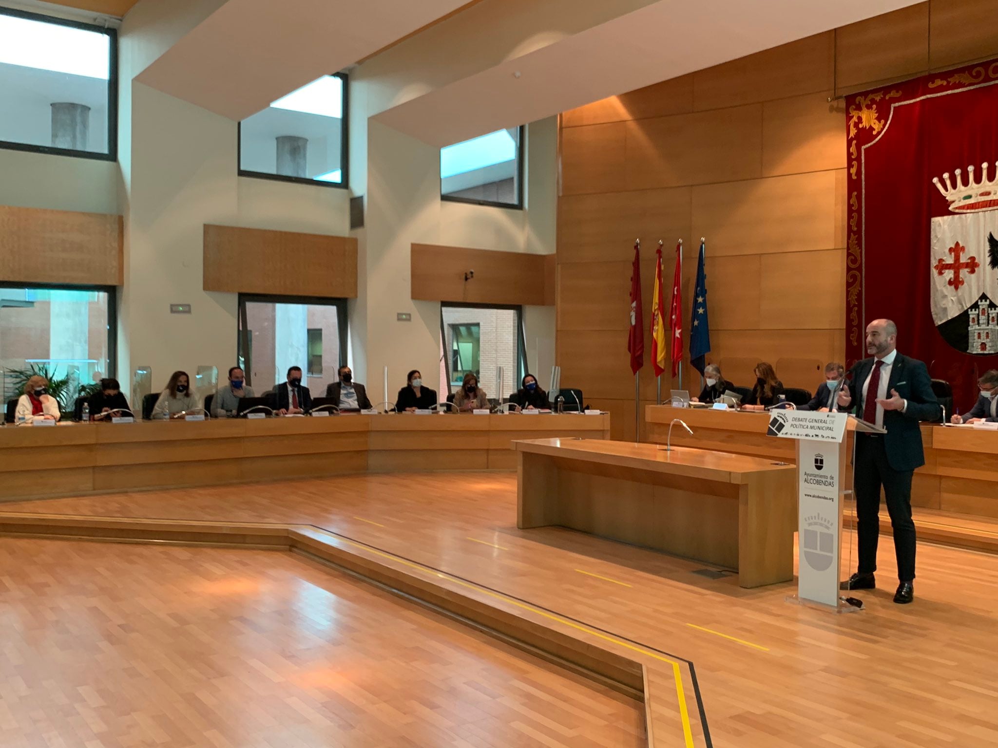 Ramón Cubián, portavoz PP en el Debate de Estado del Municipio de Alcobendas