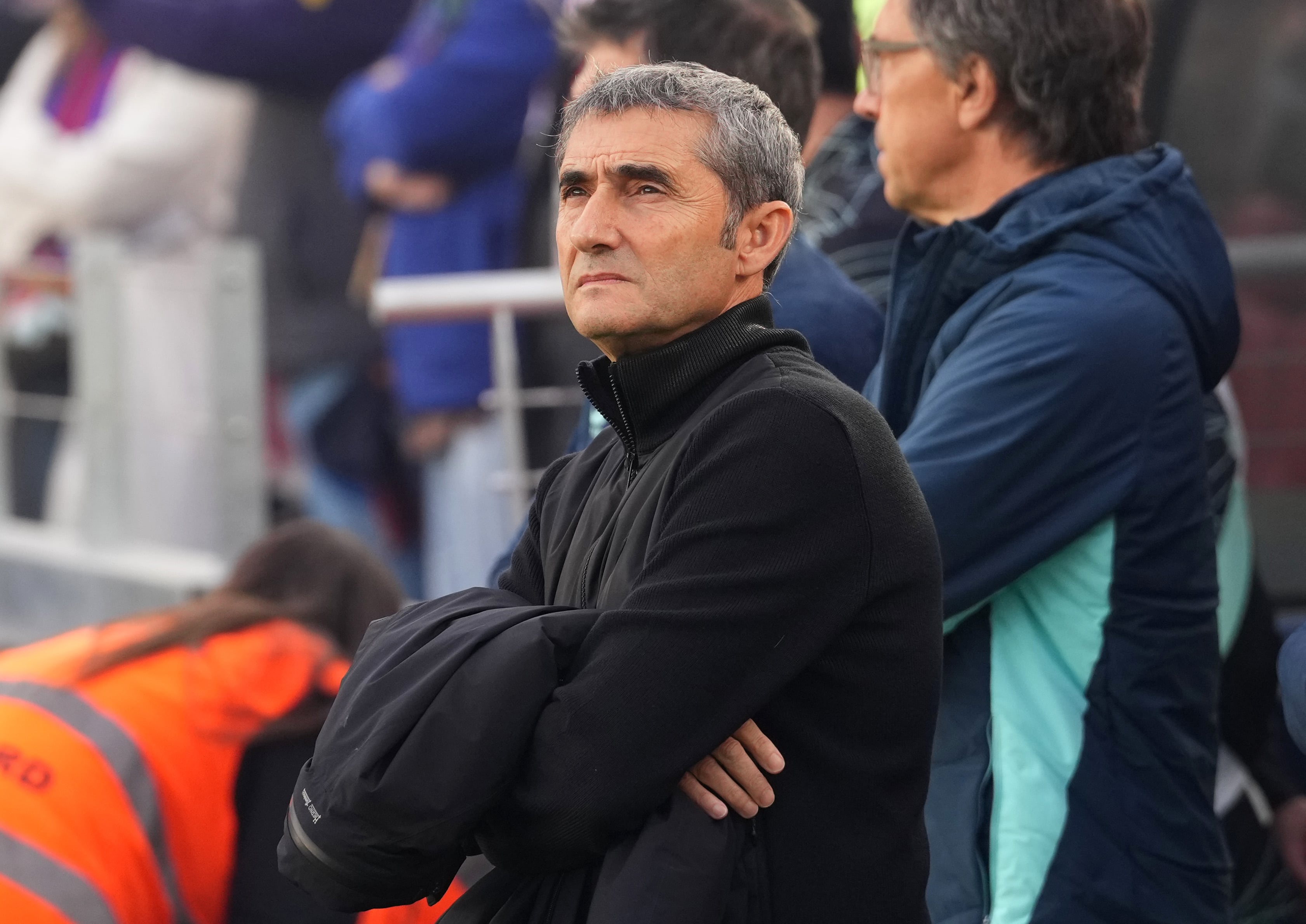 Ernesto Valverde en la previa del duelo ante el FC Barcelona