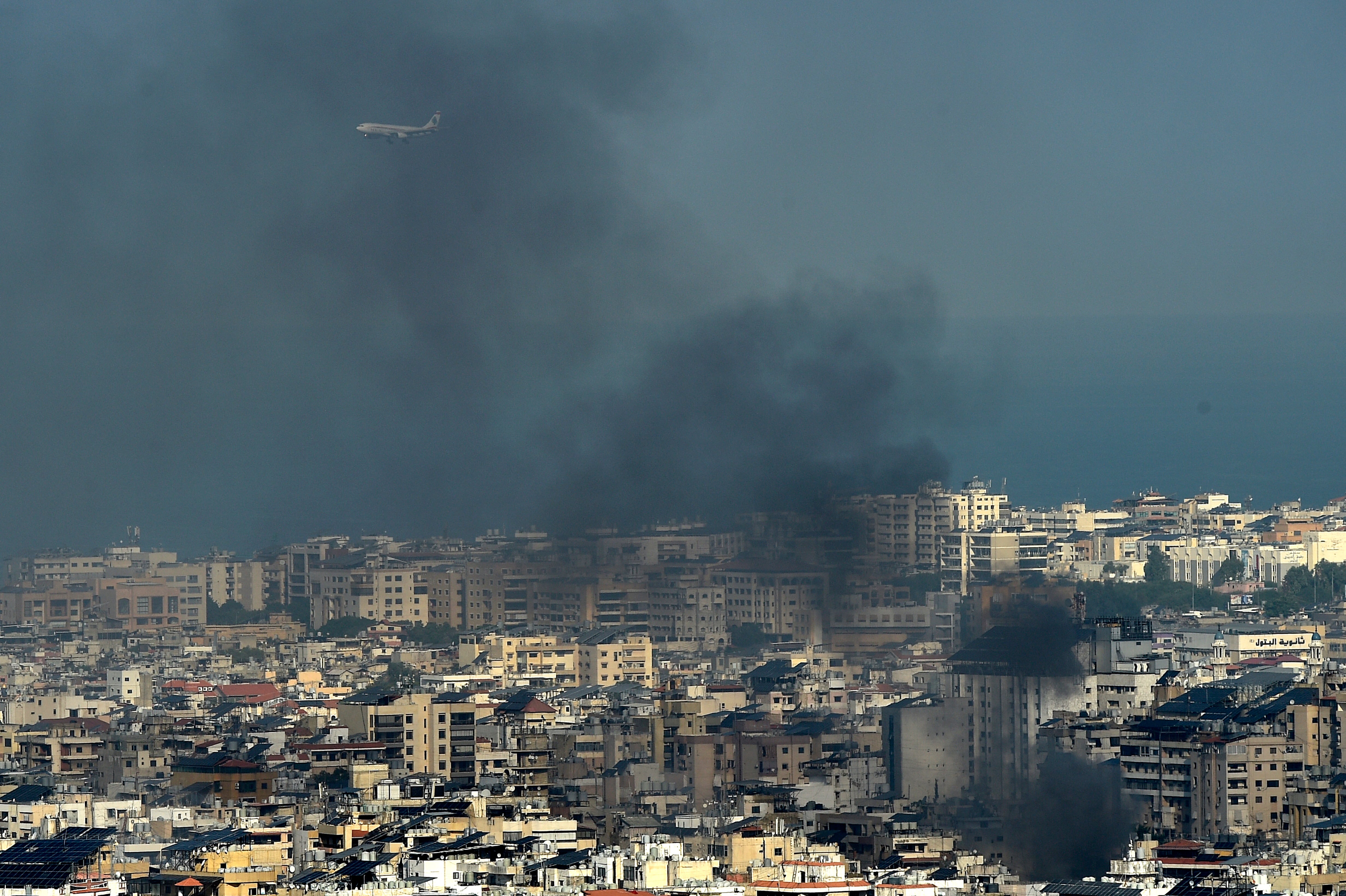 Ataque aéreo israelí en Dahieh, suburbio del sur controlado por Hezbolá en Beirut