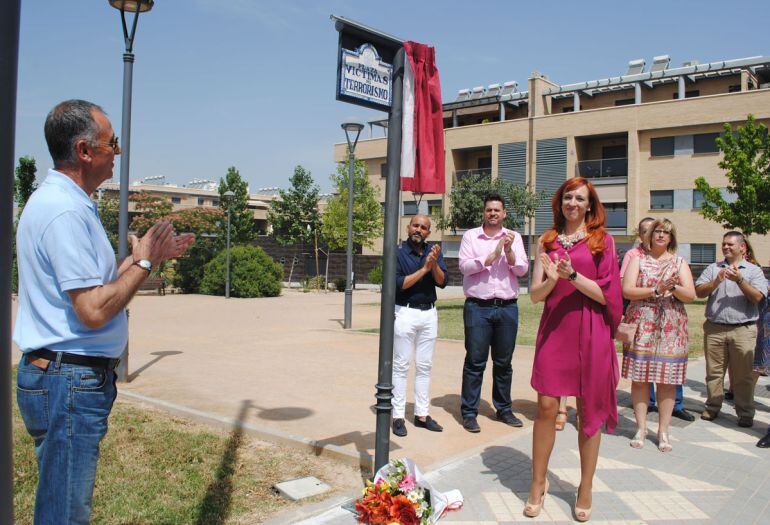 Inauguración de la plaza &quot;Víctimas del Terrorismo&quot; en Maracena(Granada)