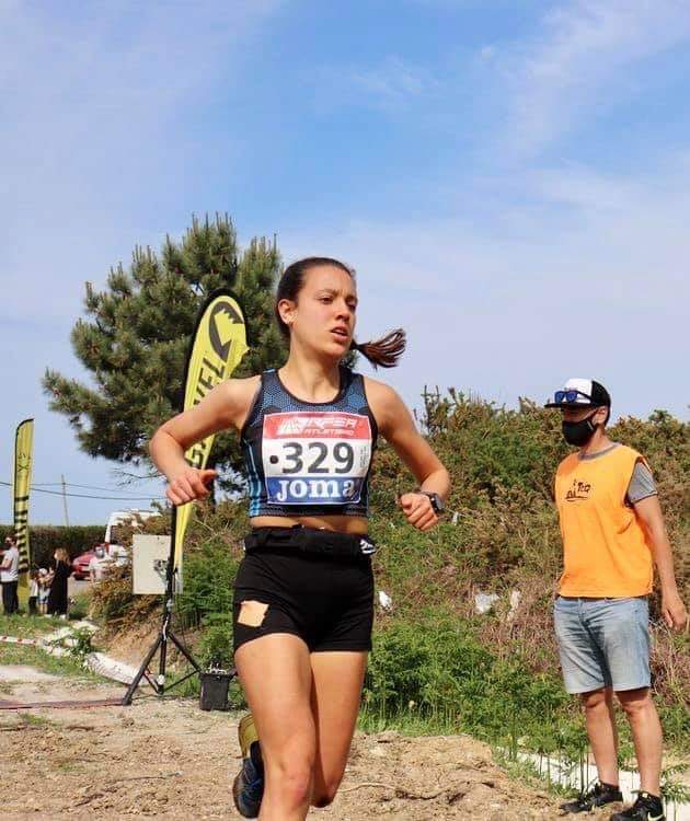 Laura Domene, en carrera