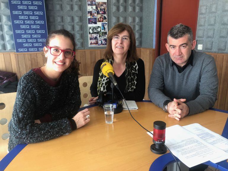 Gloria Santiago, Pepa Costa y Julián Aguilar