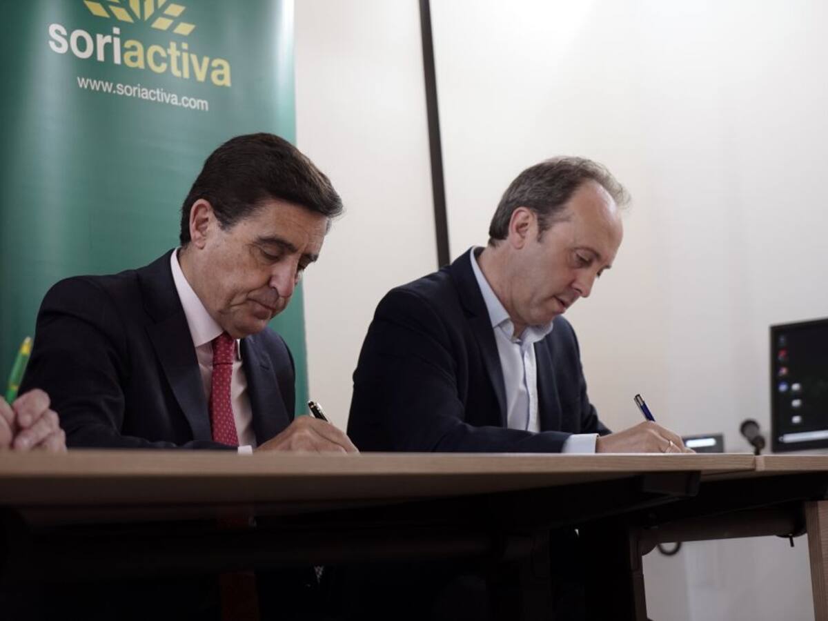 La Fundación Soriactiva, Caja Rural y APORSO firman un convenio de asesoramiento para granjas porcinas