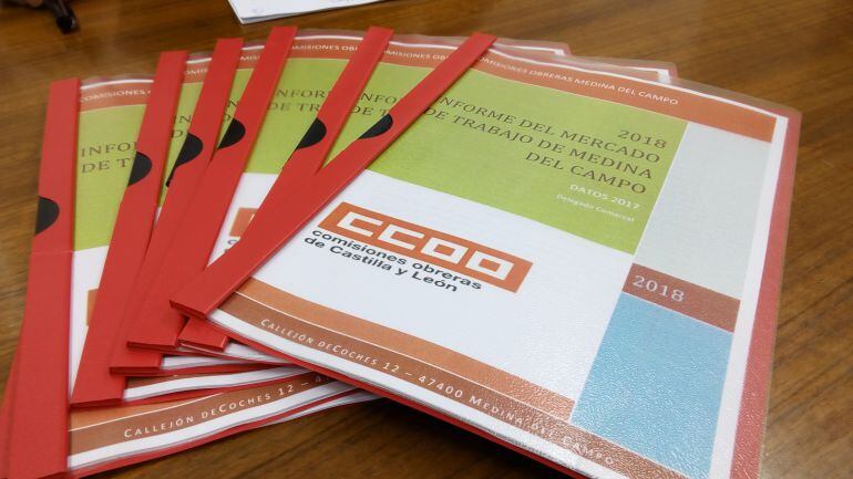 Estudio sobre el mercado de trabajo y empresas presentado hace unos días por CCOO