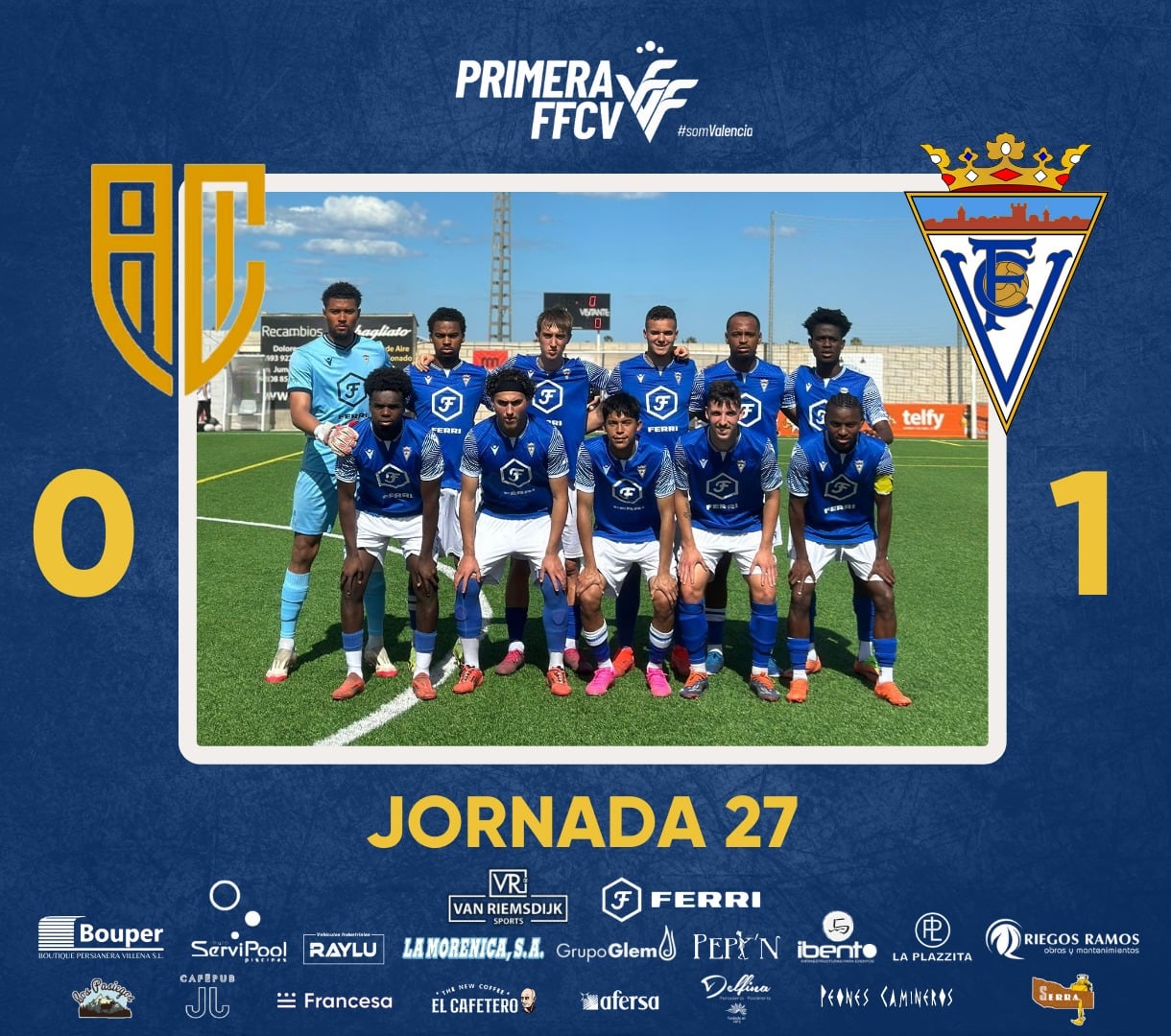 Marcador definitivo del partido