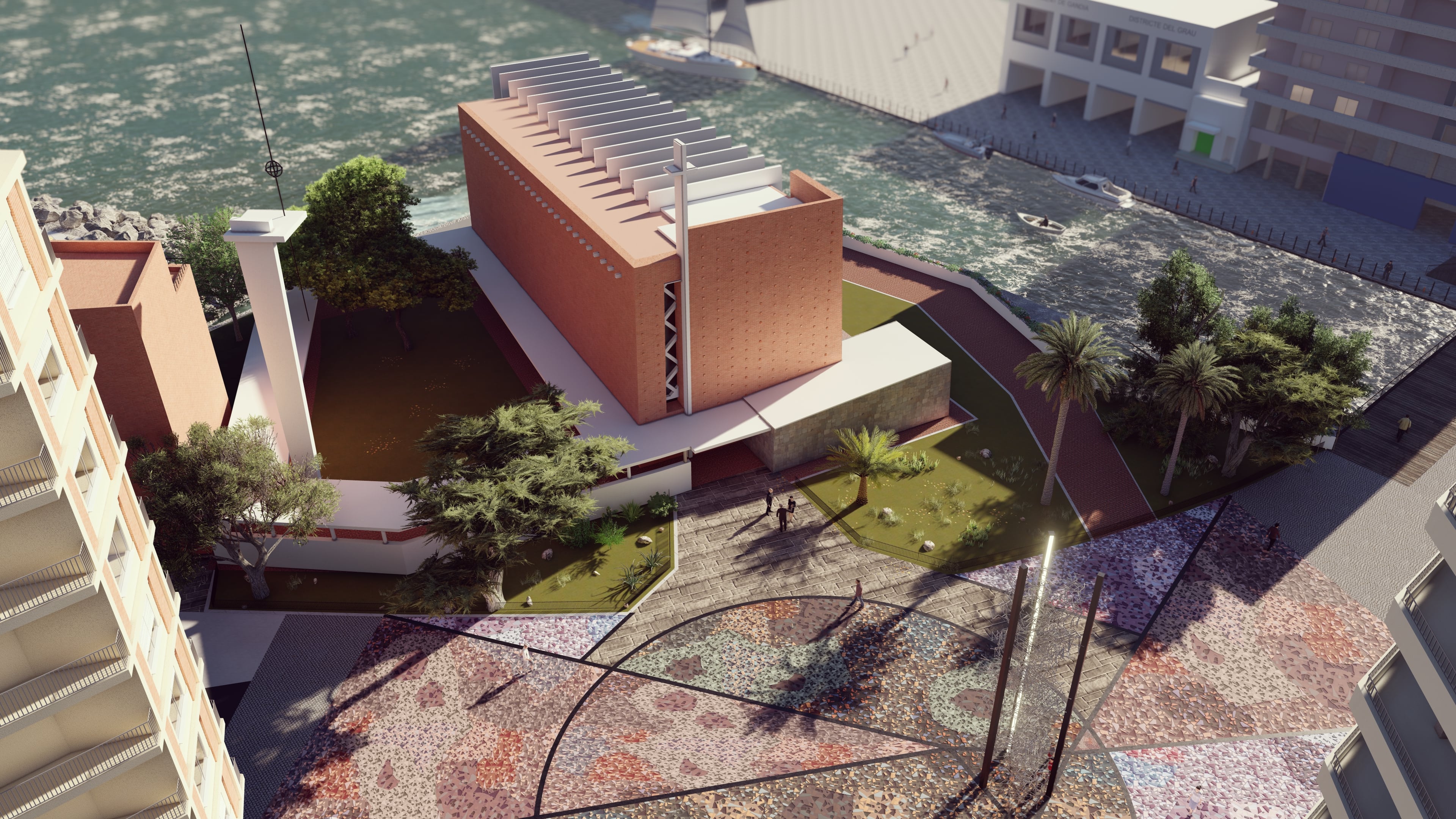 Infografía del proyecto de obras de Sant Nicolau.