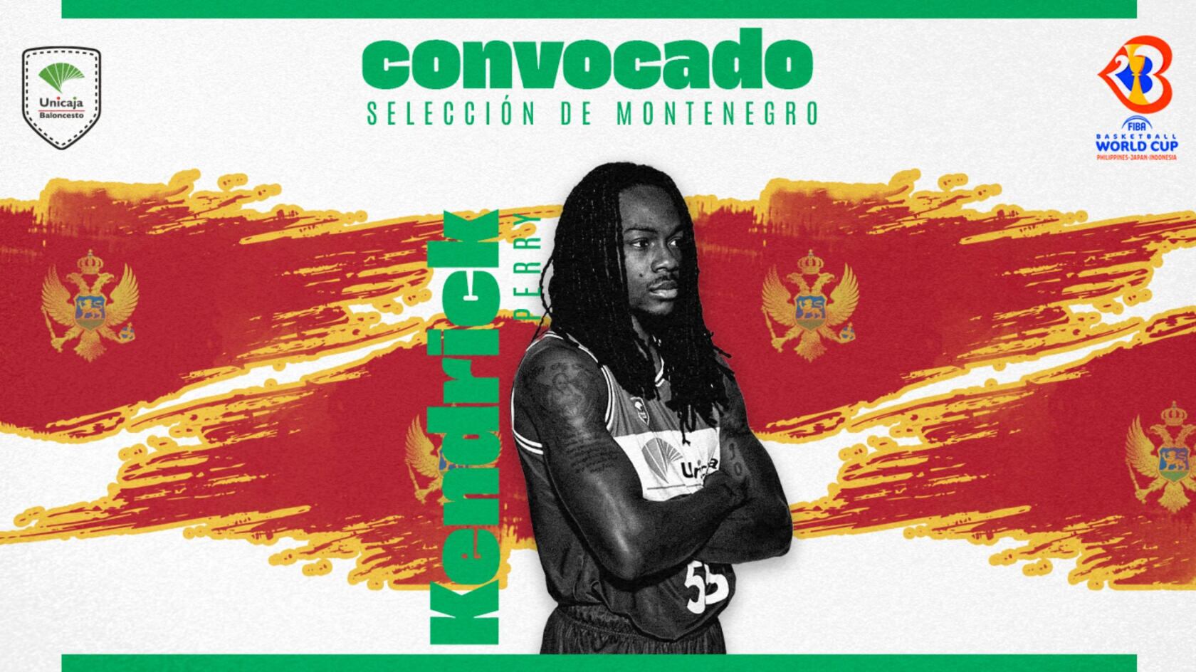 Kendrick Perry entra en la preselección de Montenegro para el Mundial