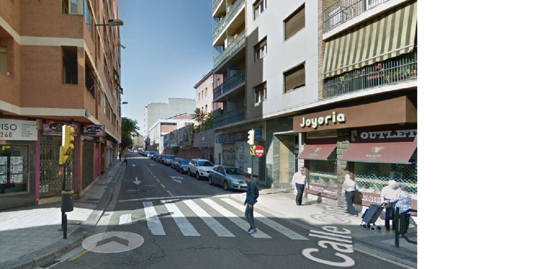Confluencia de las calles Princesa y Cortes de Aragón