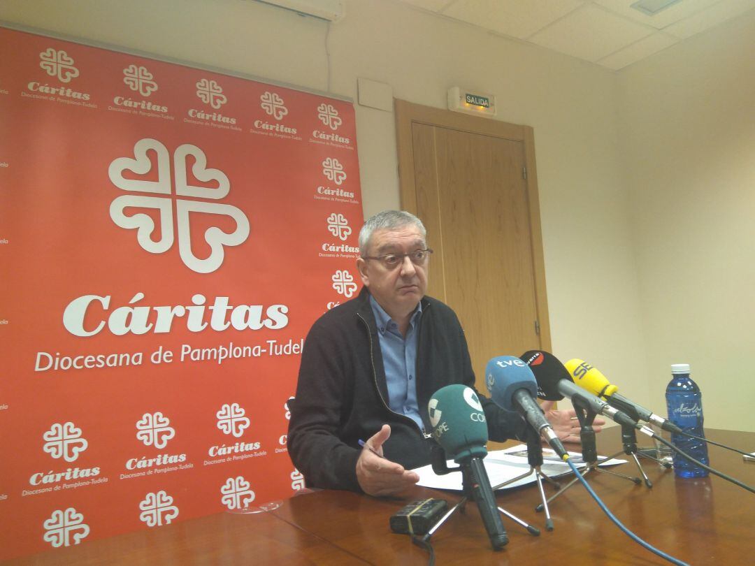 Ángel Iriarte, presidente de Cáritas