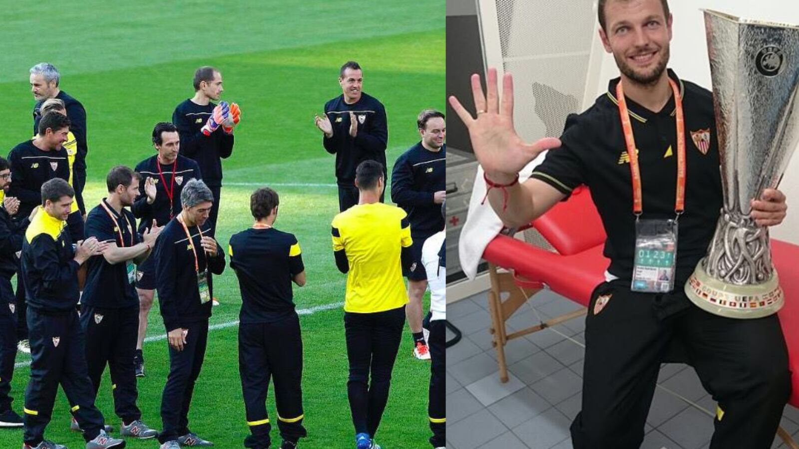 Ángel Aceña, miembro del staff del Sevilla FC de Unai Emery