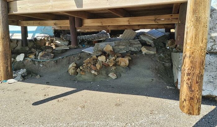 Daños del temporal en La Línea