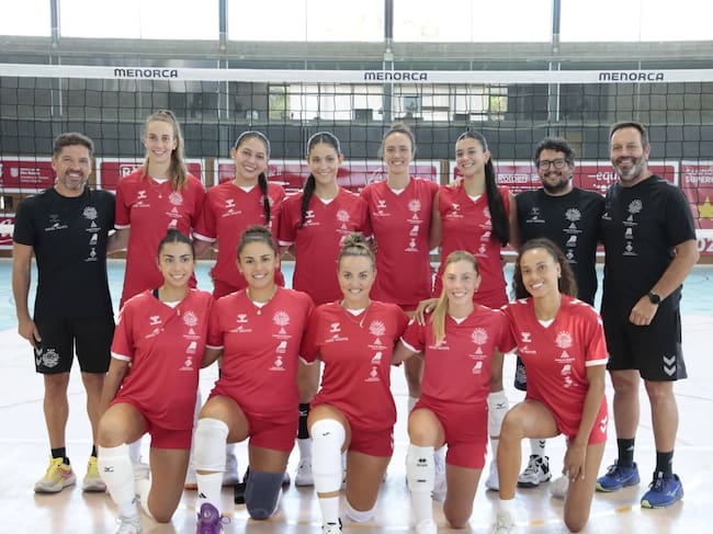 Integrants del primer equip que ja van entrenar aquest dilluns.