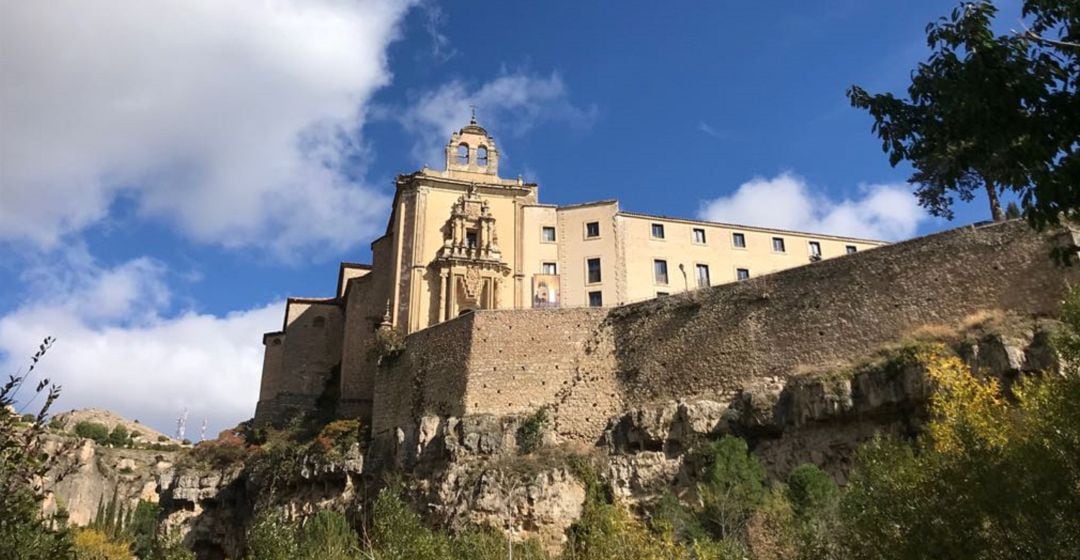 Convento de San Pablo, hoy Parador de Turismo, en la hoz del Huécar de Cuenca.