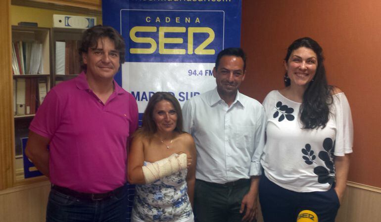 Ayala (PSOE Fuenlabrada), Cobo (C's Getafe), Zarzoso (PP Parla) y Astasio (Podemos Pinto) han debatido en Hoy por Hoy Madrid Sur