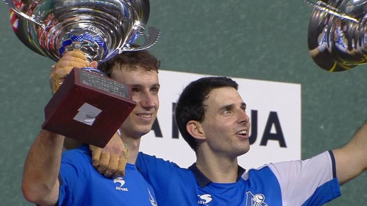 Entrevista al pelotari Julen Martija por su estreno en la feria de San Mateo (20/09/2023)