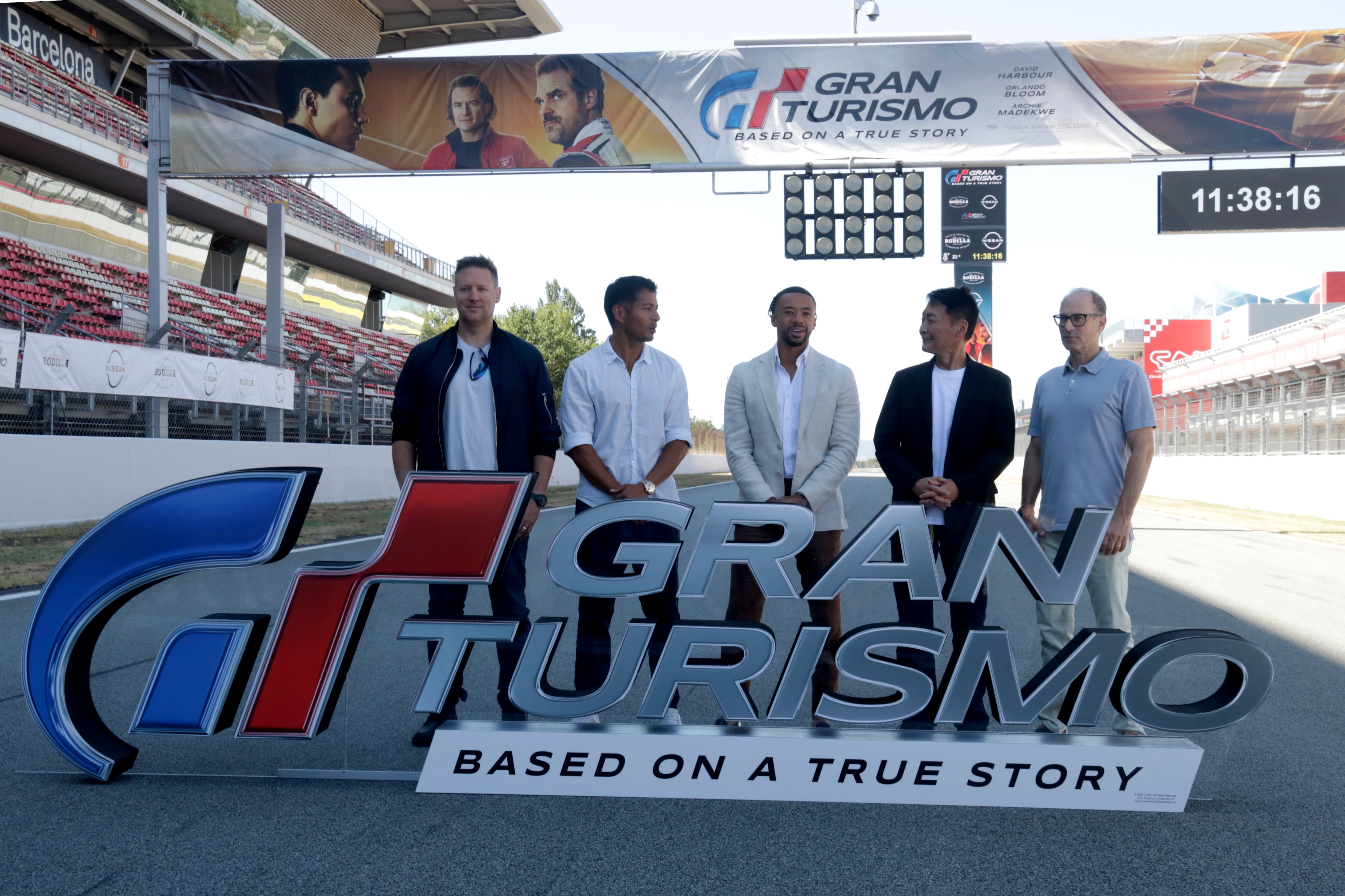 La pel·lícula 'Gran Turismo' va ser presentada ahir al Circuit de Catalunya / Albert Hernàndez