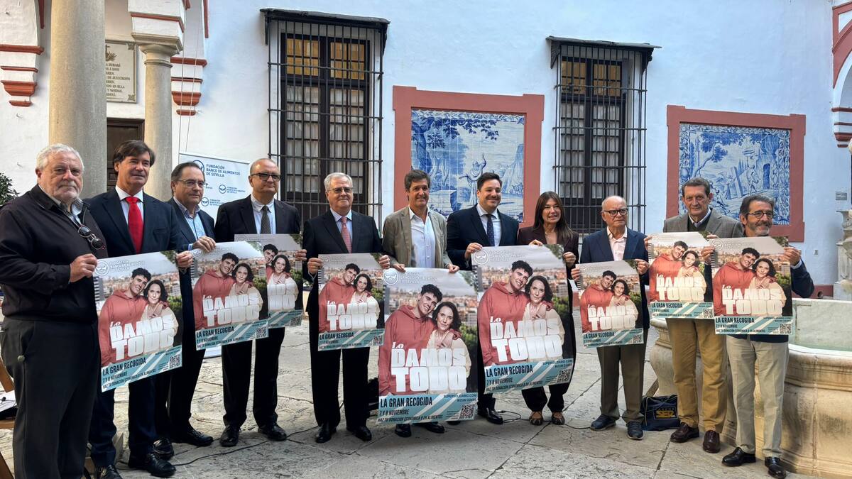 Leopoldo Parias, presidente del Banco de Alimentos de Sevilla anima a participar en la Gran Recogida