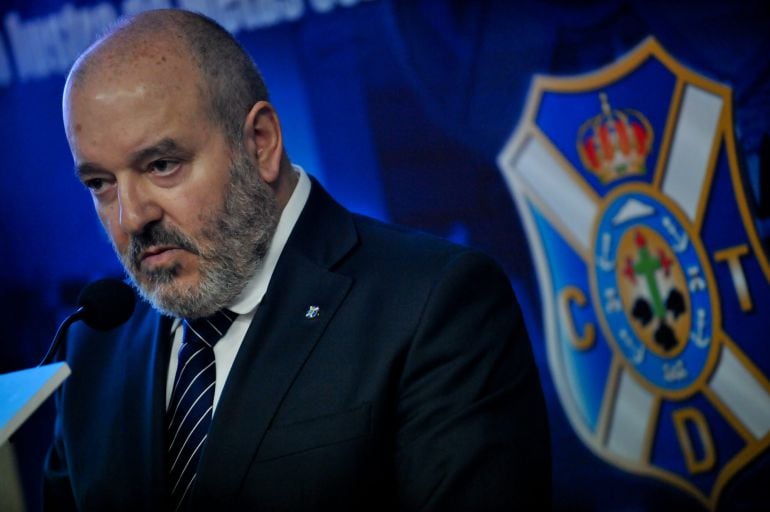 Miguel Concepción, presidente del Tenerife