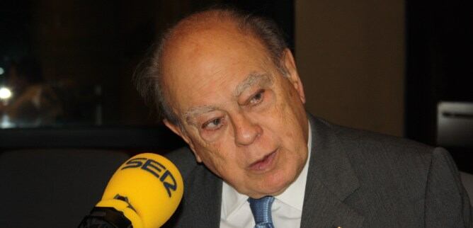 L'expresident de la Generalitat, Jordi Pujol, en una entrevista a Ràdio Barcelona