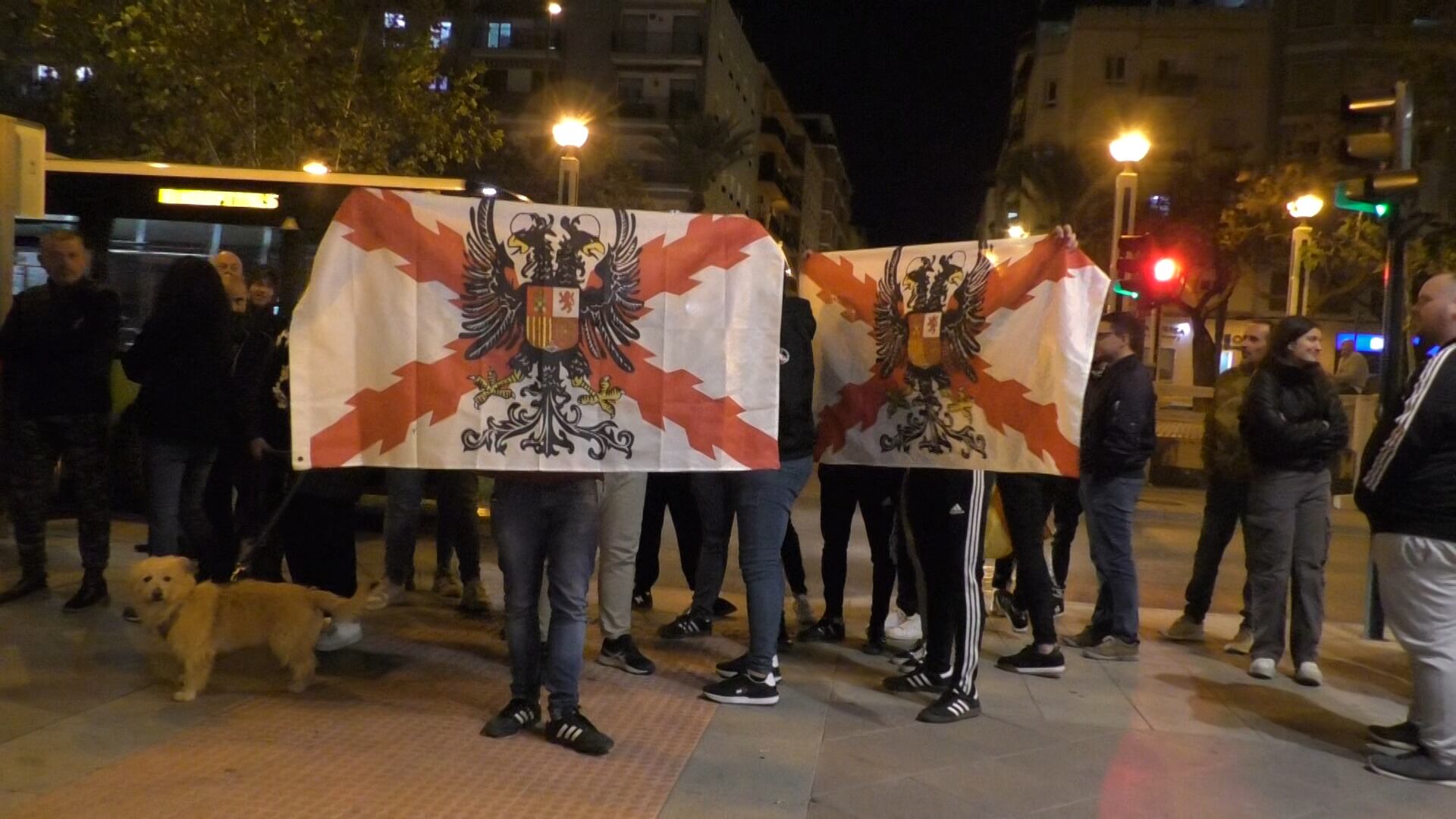 Concentración en la sede del PSOE