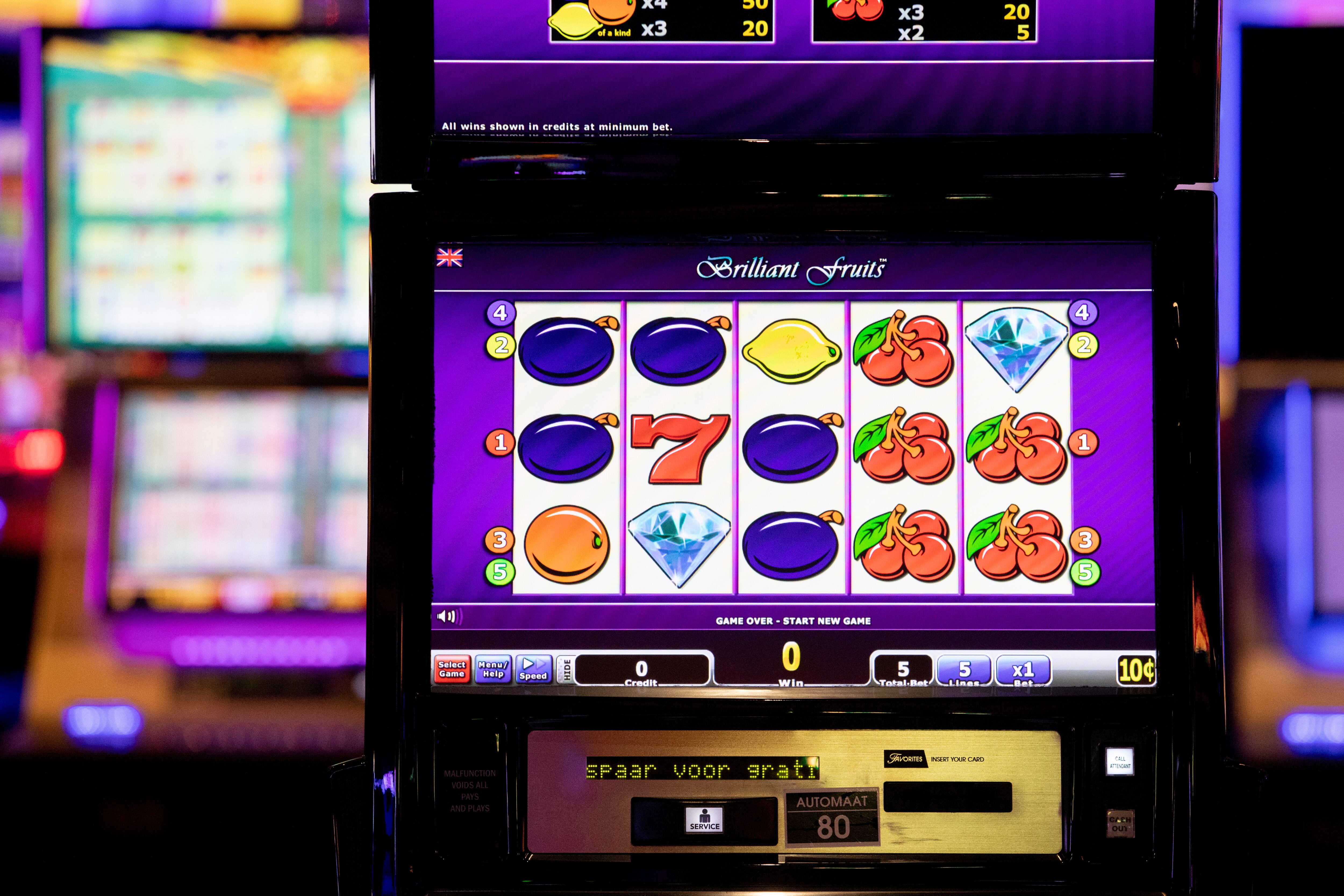 Máquinas tragaperras. Niels Wenstedt / Getty Images