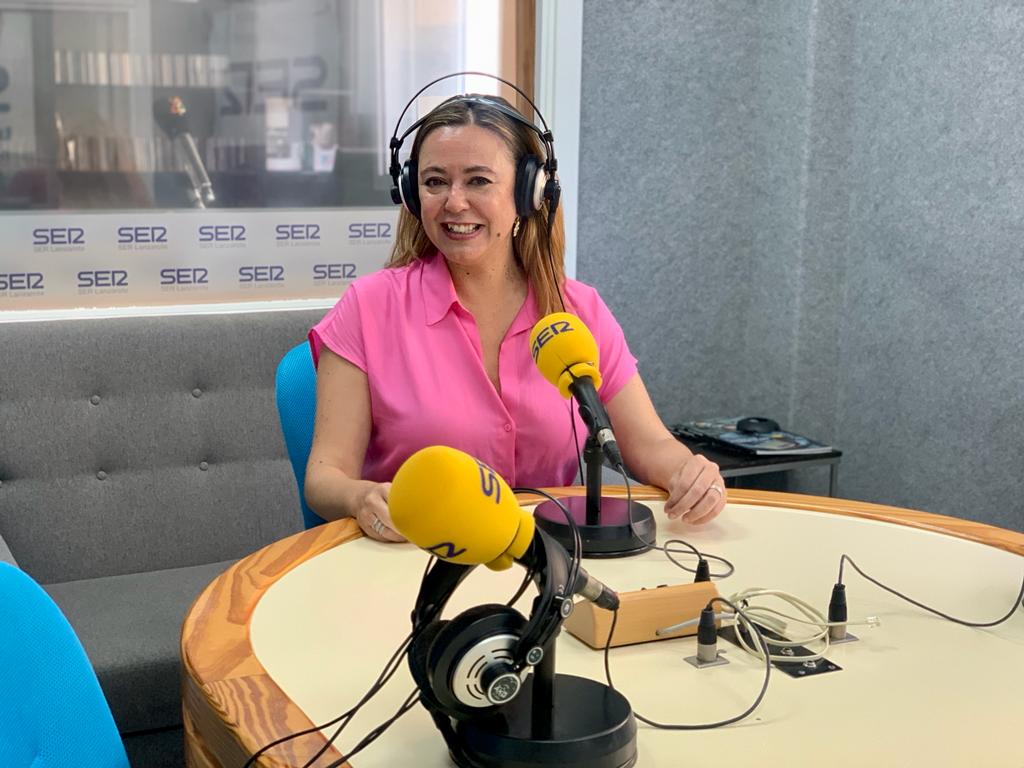 María Dolores Corujo, presidenta del Cabildo de Lanzarote, candidata del PSOE a ser reelegida y cabeza de lista al Parlamento de Canarias por la isla.