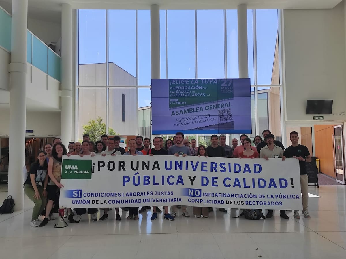 La plataforma Universidades Andaluzas por la pública llama a movilizarse contra la "asfixia financiera" en Andalucía
